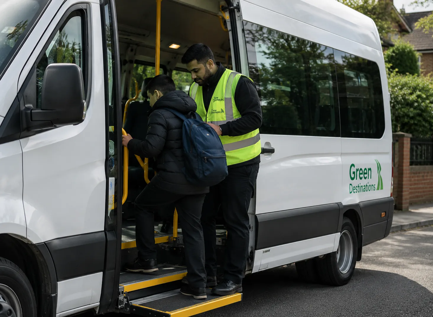 School transport handover