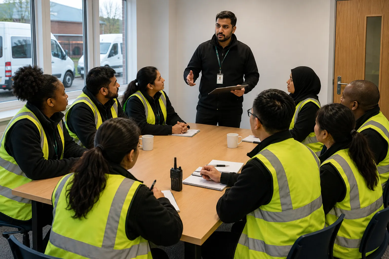 Staff briefing