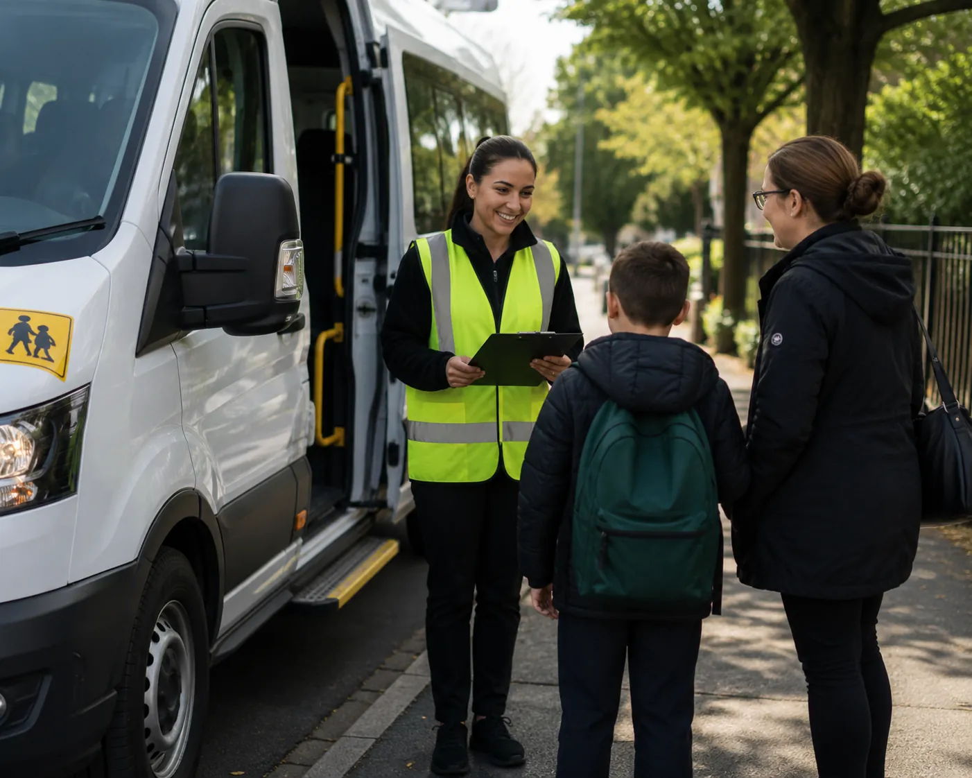 Specialist school transport vehicle prepared for service
